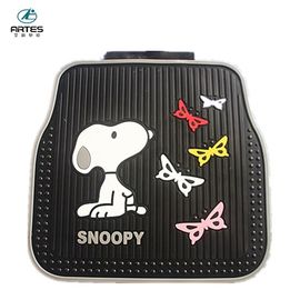 Eco - Friendly Universal Car Mat Cartoon Logo Design Snoopy Car Mats